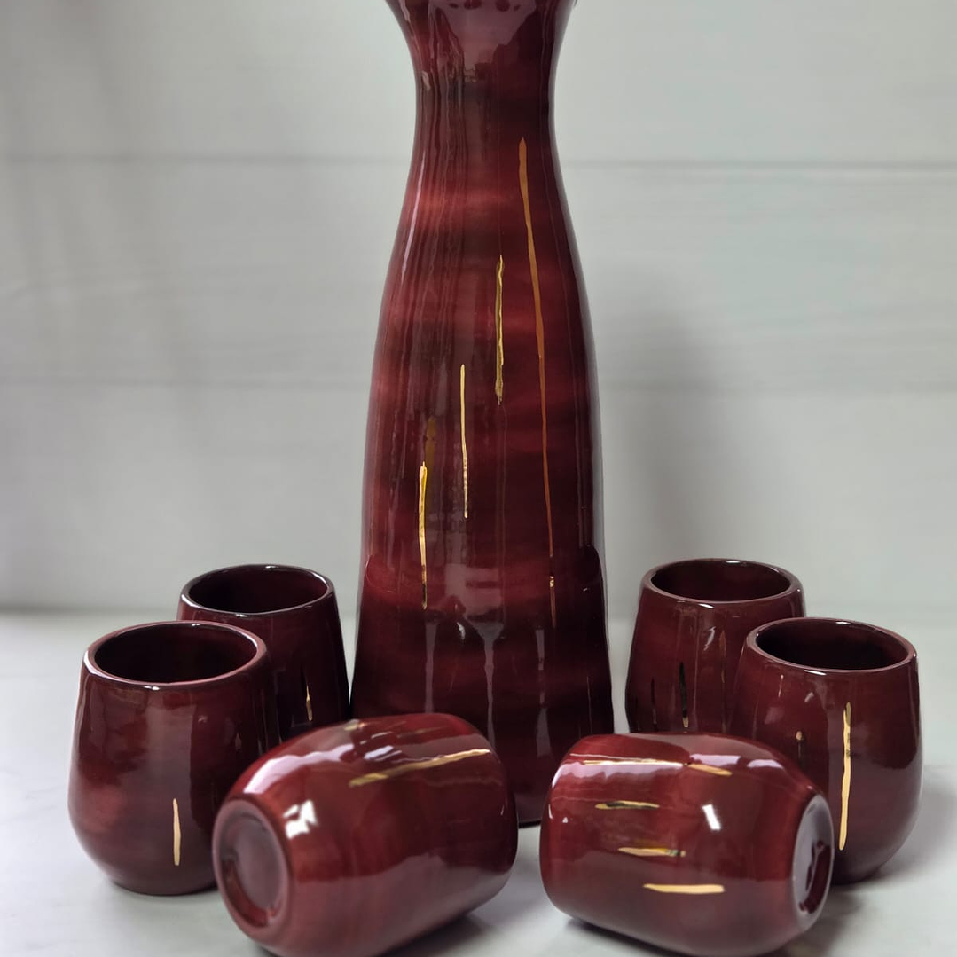 ROJO ( Jarro+ 6 vasos ) 1