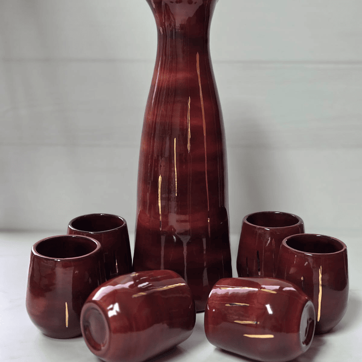 ROJO ( Jarro+ 6 vasos ) 1