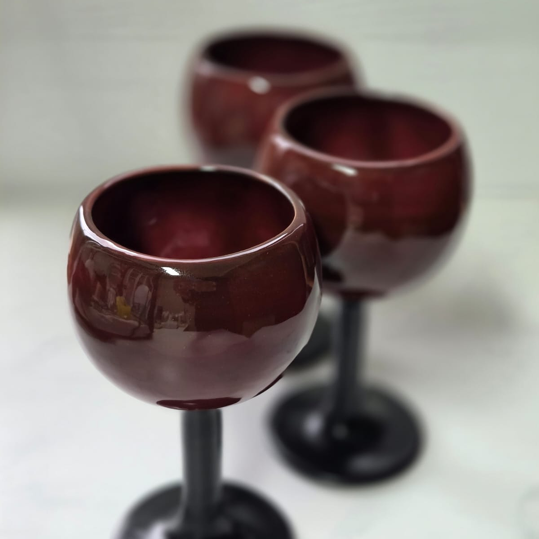 Rojo (juego de 6 copas ) 2