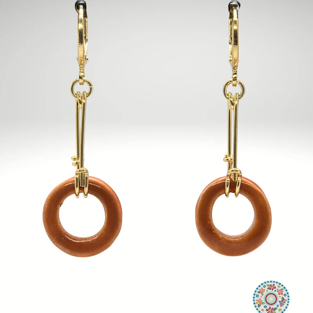 Aro Colgante redondo cafe 1