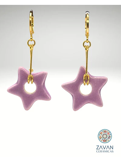 Arol colgante estrella lila