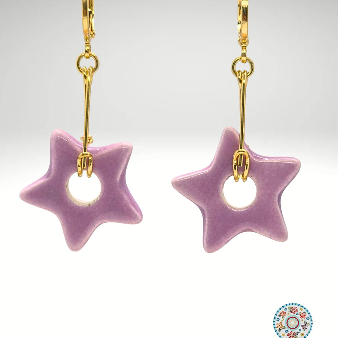 Arol colgante estrella lila 1