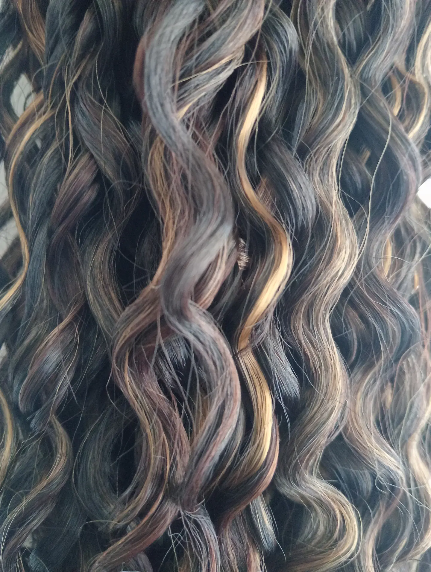 Cabelo de Fibra de Proteína Ondulado Premium - 300 g 4