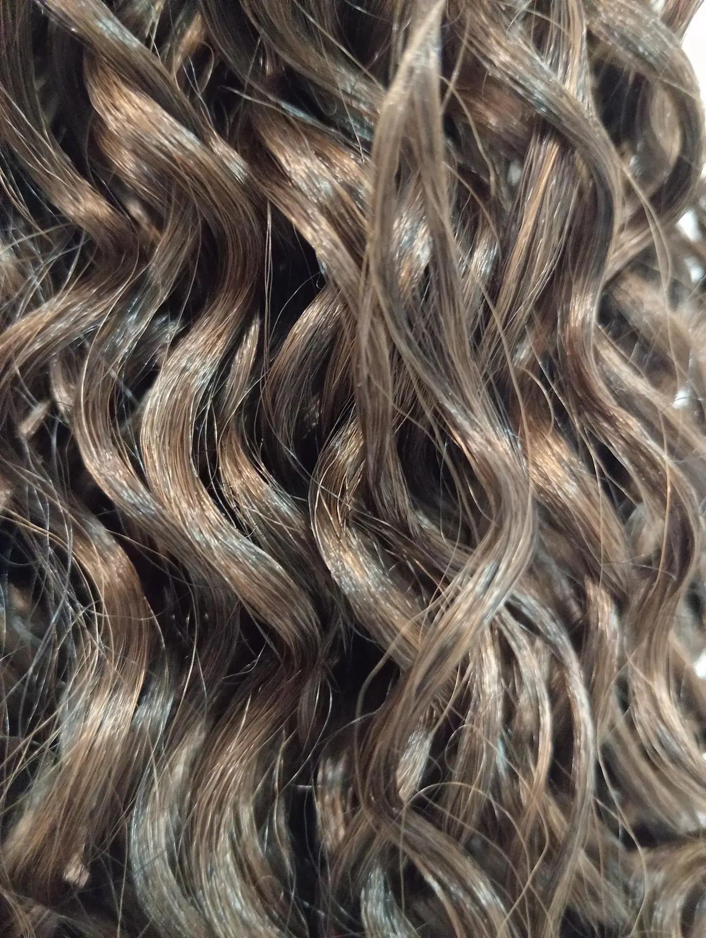 Cabelo curly 70cm (280g) 2
