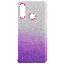 Carcasa Brillante Glitter Violeta Degradado Samsung Galaxy A20s 