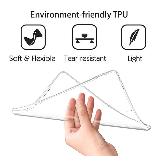 Carcasa Protector Transparente Flexible TPU iPad Pro 11 2020