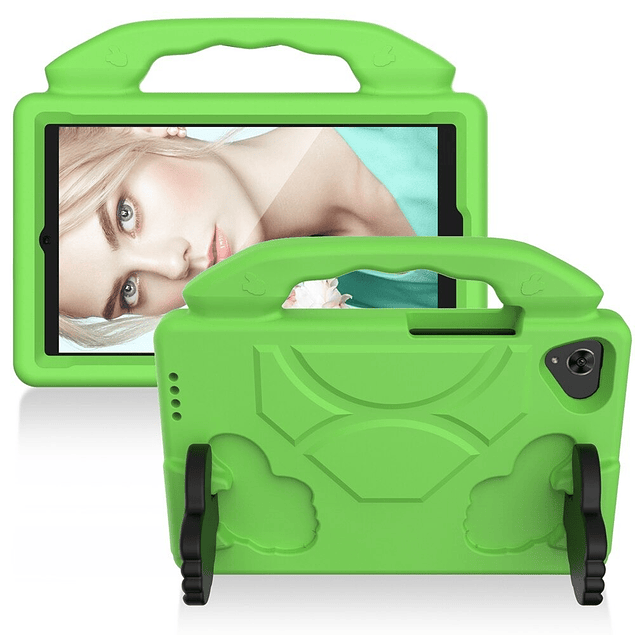 Funda Carcasa Niños Anti Golpes Verde Tab A 8