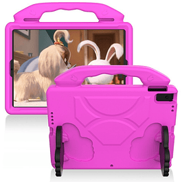 Funda Carcasa Niños Anti Golpes Fucsia iPad 10.2