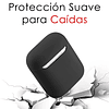 Carcasa Protector Silicona Azul Airpods 1ra y 2da Generación