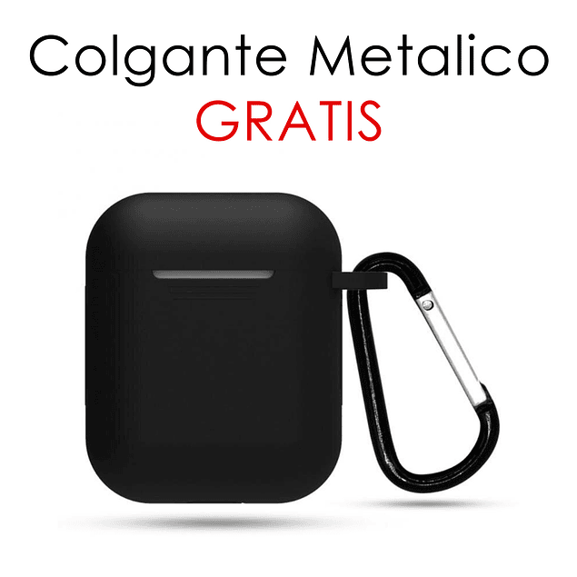 Carcasa Protector Silicona Amarillo Airpods 1ra y 2da Generación