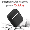 Carcasa Protector Silicona Celeste Airpods 1ra y 2da Generación
