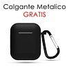 Carcasa Protector Silicona Celeste Airpods 1ra y 2da Generación