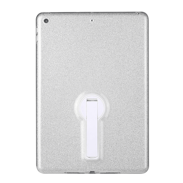 Carcasa Brillante Glitter Gris iPad 10.2'' 9ª/8ª/7ª Gen Con Soporte