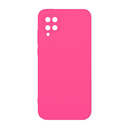 Carcasa Silicona Fucsia Interior Suave Samsung Galaxy A12