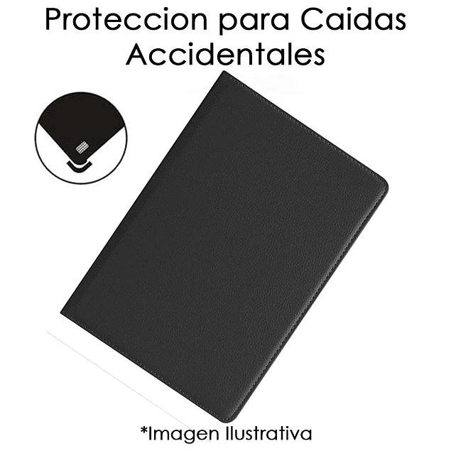 Funda Giratoria 360 Negra Galaxy Tab A 8 S Pen P200 P205