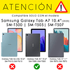 Funda Giratoria Fucsia Galaxy Tab A7 10.4 T500 T505