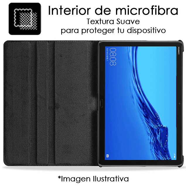 Funda Giratoria Negro Galaxy Tab S6 Lite 10.4 P610 P615