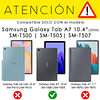 Funda Giratoria Rojo Galaxy Tab A7 10.4 T500 T505