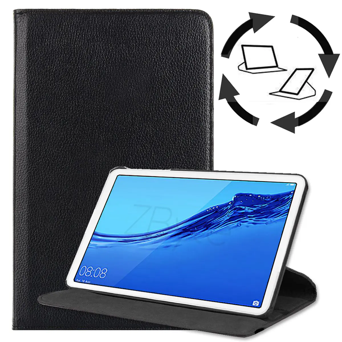 Huawei MediaPad T5 Case Revive 360 Rotating Stand Cover Case For