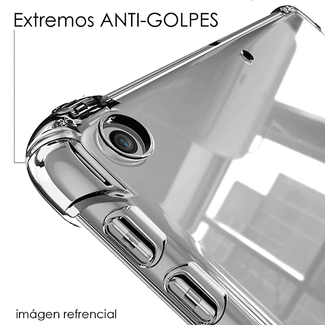 Carcasa Antigolpes Transparente + Mica Vidrio Galaxy Tab A8 10.5