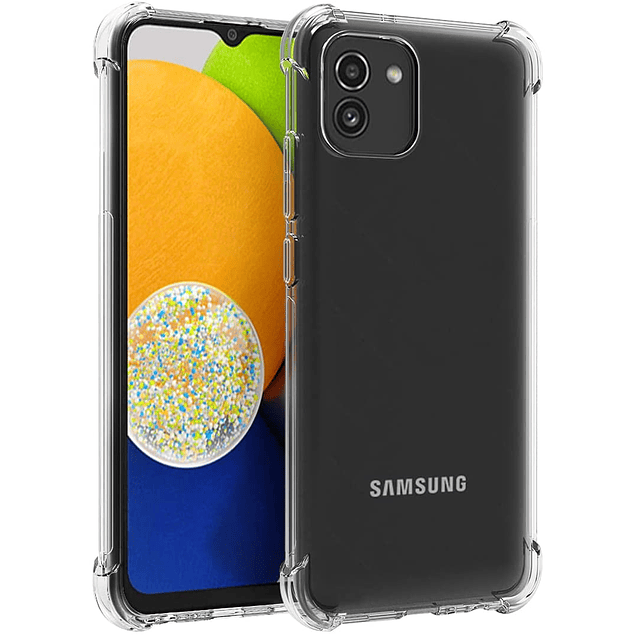 Carcasa Transparente Reforzada Samsung Galaxy A03