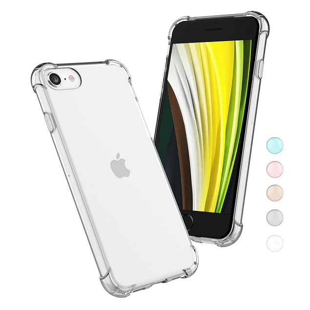 Carcasa Transparente Reforzada TPU iPhone SE 2022/2020 y iPhone 7/8