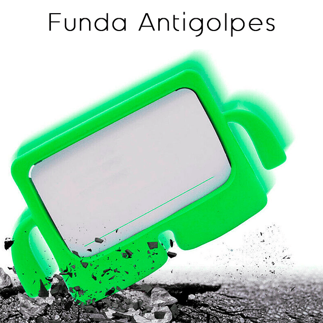 Carcasa Funda Antigolpes Niños Fucsia iPad Mini 1 2 3 4 Y 5 De 7.9''