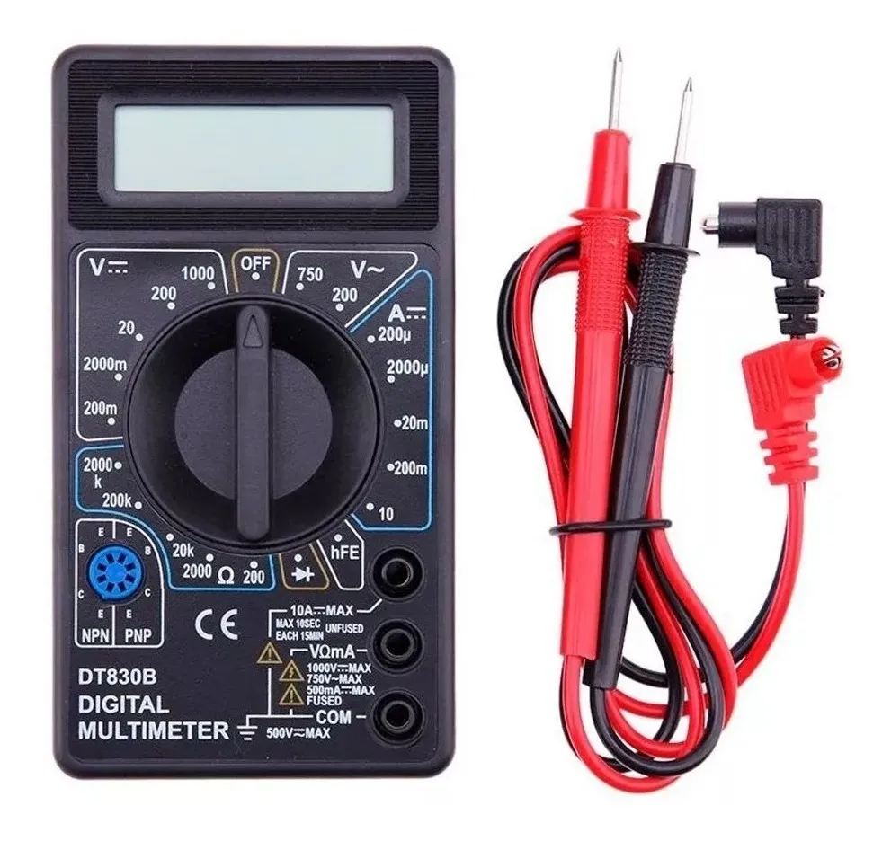 Multitester Digital Multímetro Portátil Tester Dt-830b