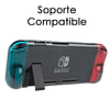 Carcasa Protectora Antigolpe Ergonomica Gris Traslucido Nintendo Switch