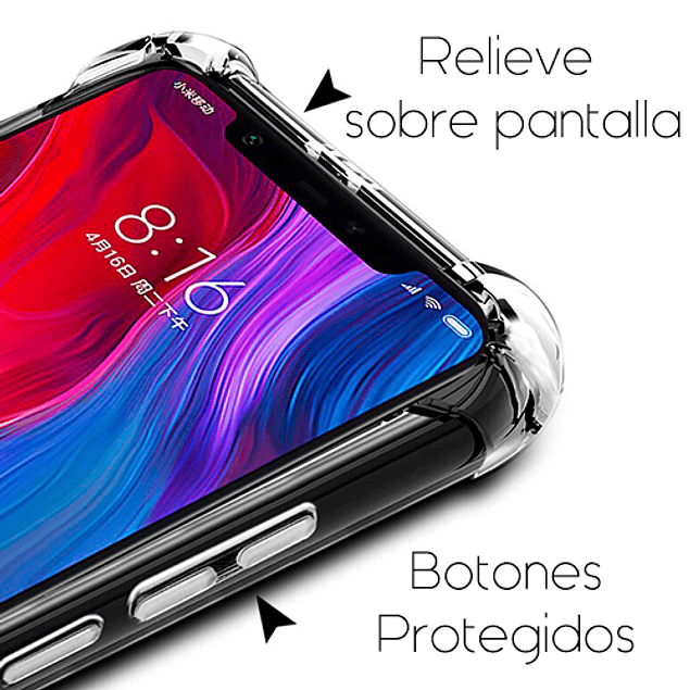 Carcasa Transparente Reforzada TPU iPhone 15 Pro Max