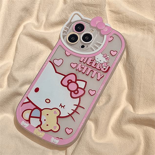 Carcasa Hello Kitty M1 Relieve Flexible Para iPhone 13 & 14