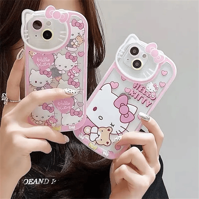 Carcasa Hello Kitty M1 Relieve Flexible Para iPhone XR