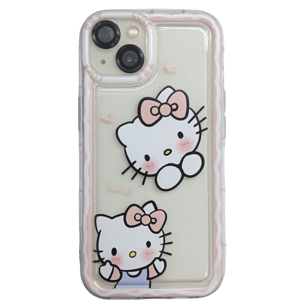 Carcasa Hello Kitty M4 Relieve Flexible Para iPhone 11