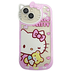 Carcasa Hello Kitty M1 Relieve Flexible Para iPhone 12