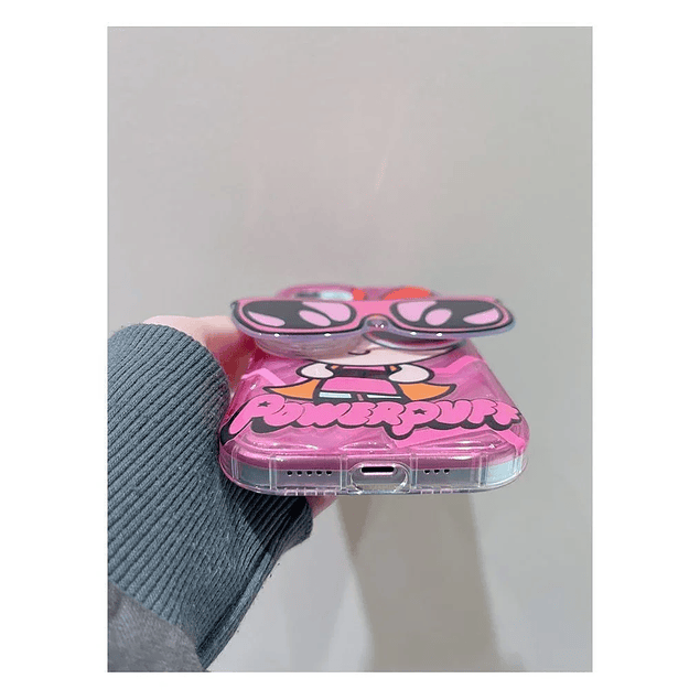 Carcasa Bombón Chicas Super Poderosas + Pop Socket Flexible Para iPhone 11