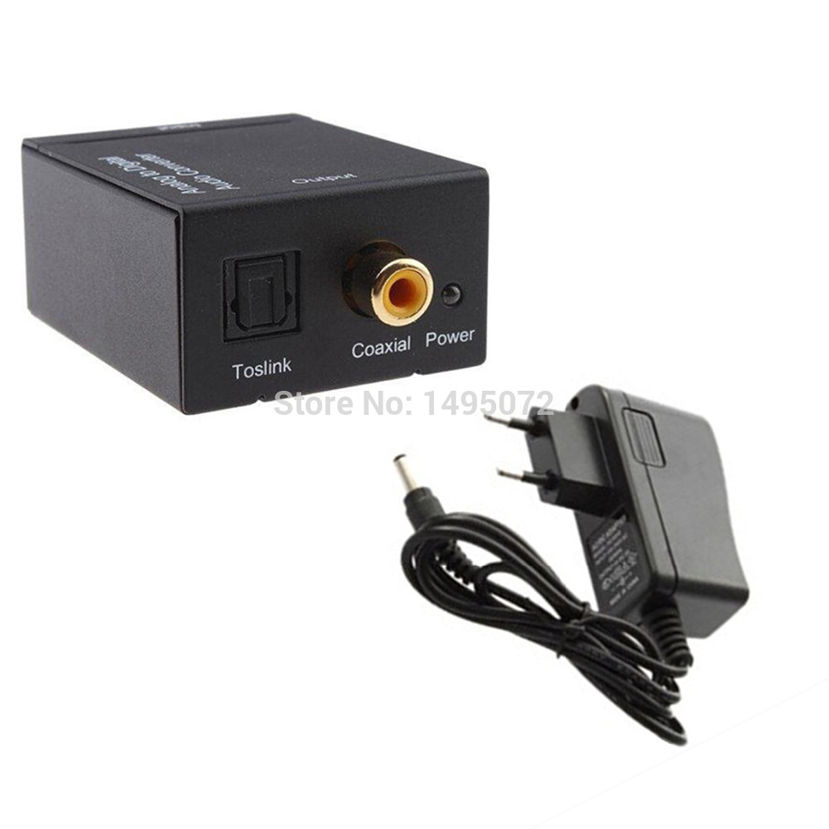 Conversor Adaptador De Audio Digital Óptico A Rca + Cable...