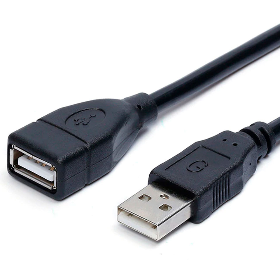 Cable Extensor USB a USB Hembra 1.5mts
