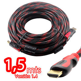 Cable HDMI Trenzado 1.5mts