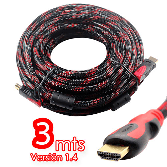 Cable HDMI Trenzado 3mts