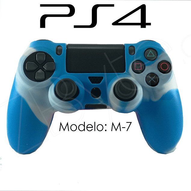 Silicona PS4 Modelo M7 + Análogos