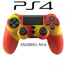 Silicona PS4 Modelo M6 + Análogos