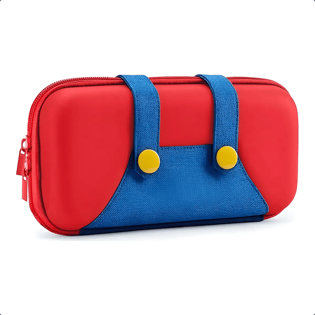 Funda Bolso Protector Rojo con Azul para Nintendo Switch 2