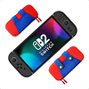 Funda Bolso Protector Rojo con Azul para Nintendo Switch 2
