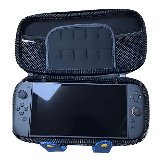 Funda Bolso Protector Rojo con Azul para Nintendo Switch 2