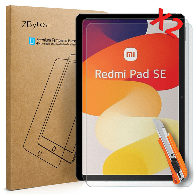 Pack X2 Lámina Mica Vidrio Redmi Pad SE 11