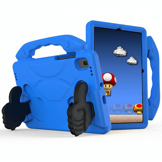 Funda Carcasa Niños Anti Golpes Azul Samsung Galaxy Tab S7/S8/S9/S9 FE/S10 FE
