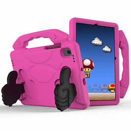 Funda Carcasa Niños Anti Golpes Fucsia Galaxy Tab S7/S8/S9/S9 FE/S10 FE