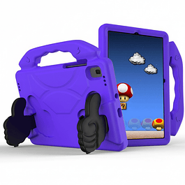 Funda Carcasa Niños Anti Golpes Violeta Galaxy Tab S7/S8/S9/S9 FE/S10 FE