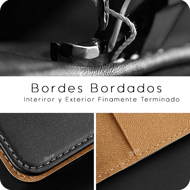 Carcasa Estuche Flipcover Negro Interior Cafe Premium Redmi 15C 5G