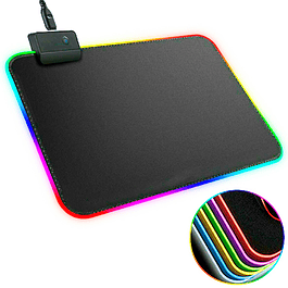 Mouse Pad Gamer Rgb Usb Con Selector De Color Luz Led